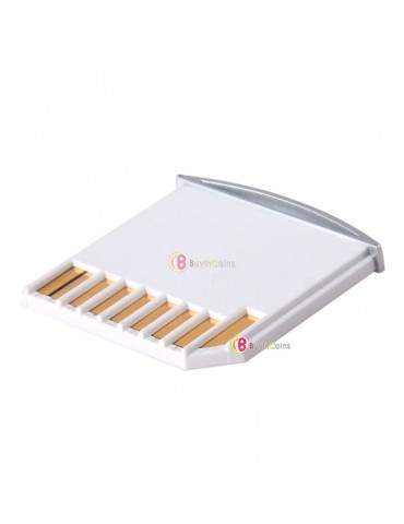 White MicroSD Card Adapter TF to SD Adapter Support For MacBook Air