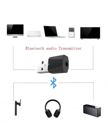 USB Bluetooth 4.2 Stereo Audio Transmitter For TV Phone PC