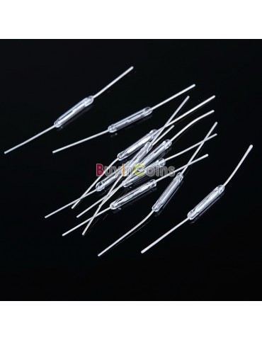 10Pcs Reed Switch 10W Low Voltage Current Normally Open Magnetic Switch 2x14mm