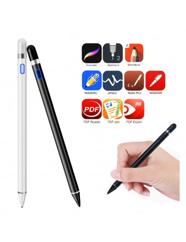 Rechargeable Capacitive Active Screen Stylus Pen Drawing Pen Fit For iPad Tablet