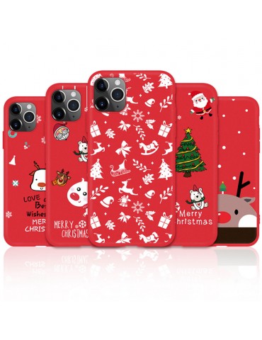 Christmas Phone Case For ihpone 11 Pro Shockproof Cover TPU Silicone Case