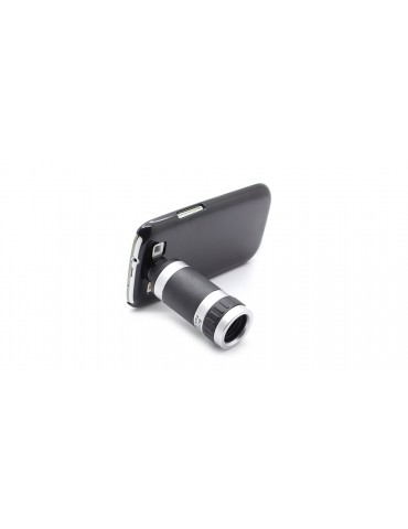 Mini 8X Zoom Optical Lens Telescope w/ Plastic Back Case for Samsung Galaxy S3 / i9300