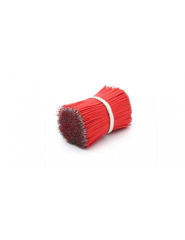 60mm 1007# 28 AWG Lead Wires (1000-Pack) - 60mm, Red: 1000-Pack