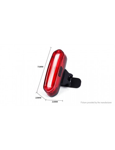 USB Rechargeable Mountain Bike Tail Light LED Safety Warning Lamp