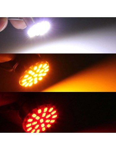 1Pcs 12V 1157 BAY15D White 22 SMD LED Car Auto Brake Light Bulb Lamp