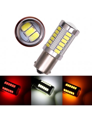 2Pcs LED Car Bulb 1156 Backup Reverse Light 33-SMD 5630 5730 12V BA15S P21W