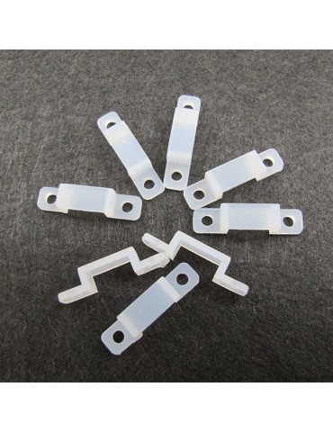 10 pcs 10mm 12mm 14mm 17mm Fixer Silicon Clip For Fix 5050 5630 RGB Single Color LED Strip Light Low Price Fashion