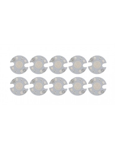 16mm Heat Sink Aluminum Base Plate for LED Emitters (10-Pack)