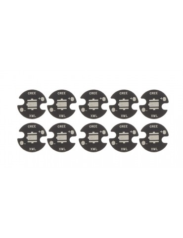 16mm Aluminum Base Plate for Cree XM-L T5/T6/U2 LED Emitters (10-Pack)