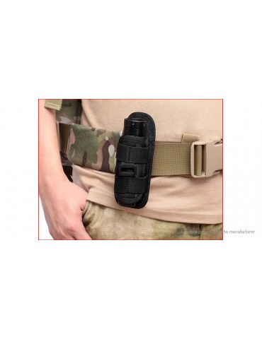 360 Degree Rotation Tactical Molle Flashlight Holster