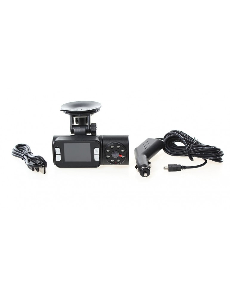 5MP Wide Angle Car DVR Camcorder w/ 8-IR LED Night Vision/TF (2" TFT LCD)