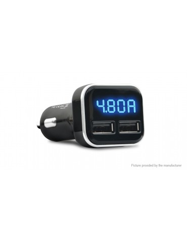 Car Cigarette Lighter Charger Voltmeter Ammeter Monitor